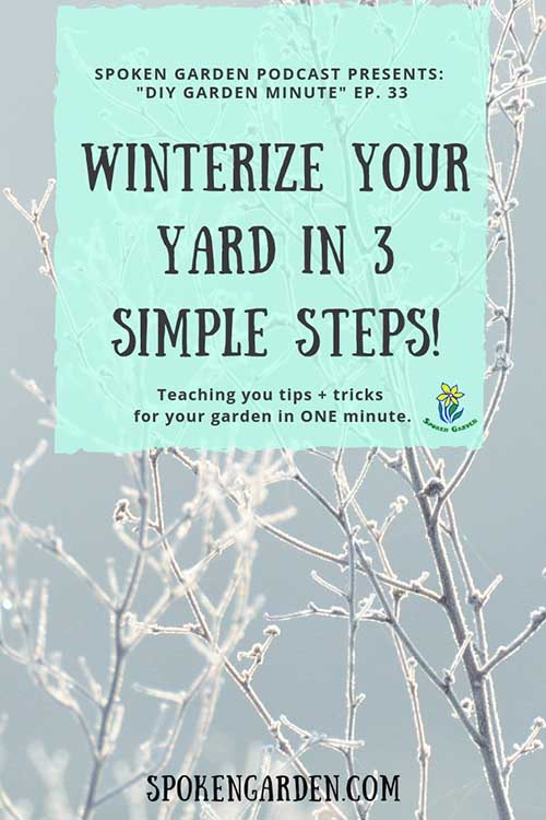Ep. 33  Winterize Your Yard in 3 Simple Steps2